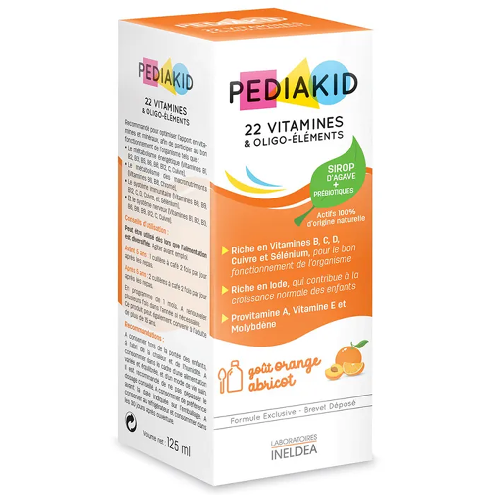 Pediakid 22 Vitamins Sirop 100 ml – Algérie
