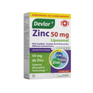Devlòr Zinc 50 mg Liposomal – Algérie