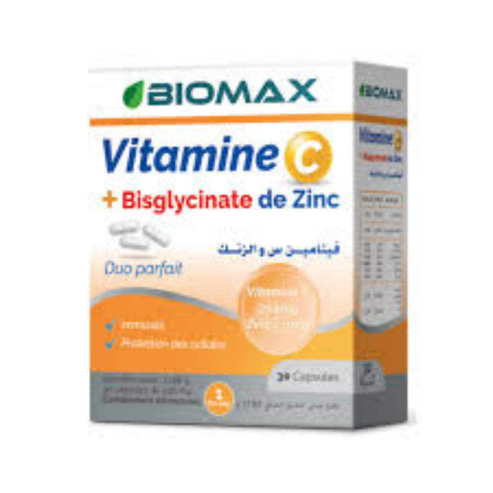 Biomax Vitamine C 30 Capsules – Algérie