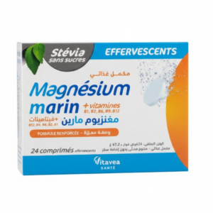 Stévia Sans Sucres Magnésium Marin 24 Comprimés – Algérie