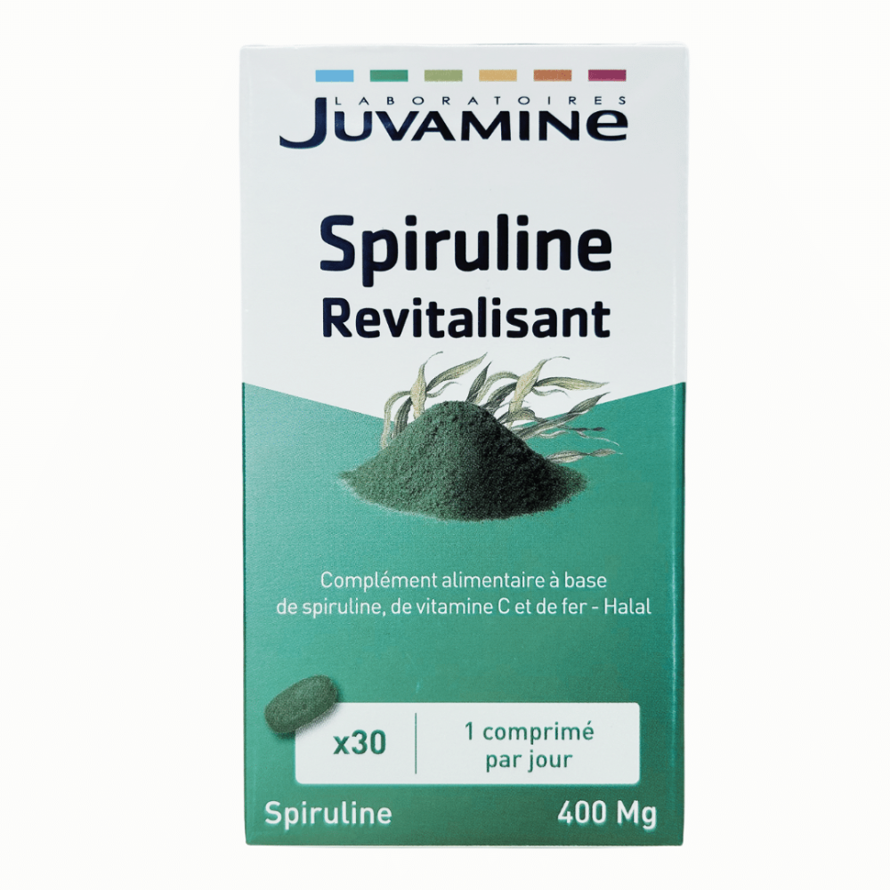 Juvamine Spiruline 400 mg – Algérie