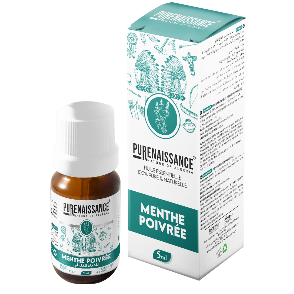 Purenaissance Huile Essentielle de Menthe Poivrée – Algérie