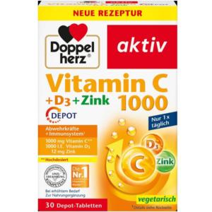 Doppelherz vitamine C zinc stick 20 Algérie