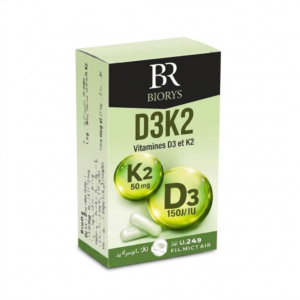 Vitamine D3 K2 100ug Biorys Algérie