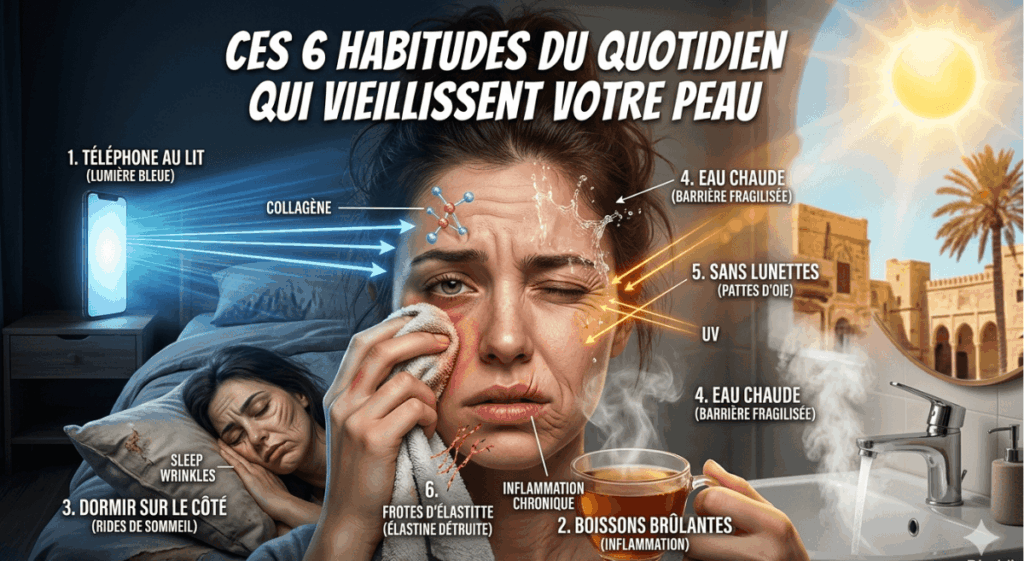 vieillissement peau habitudes