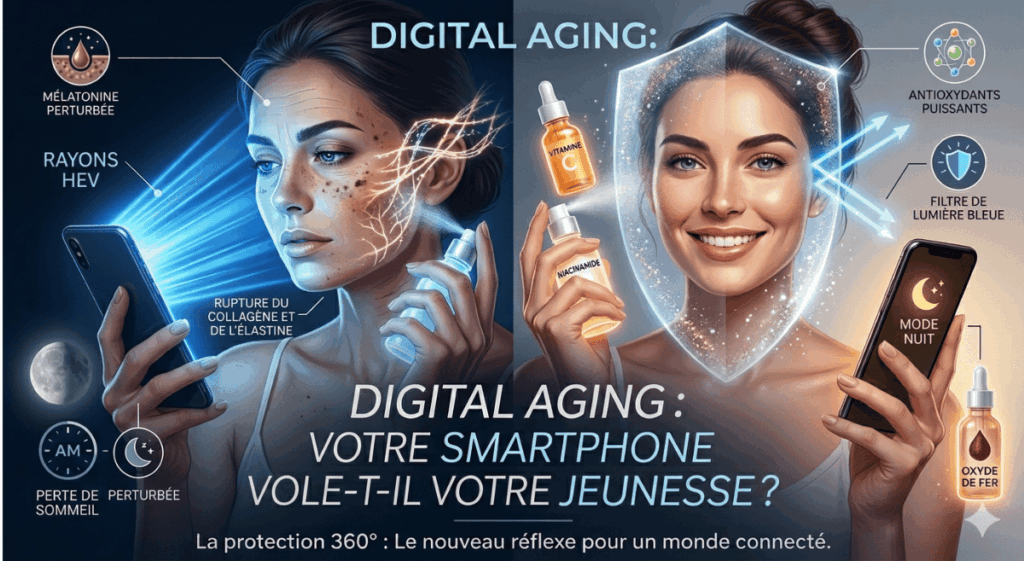 Lumière Bleue et Peau