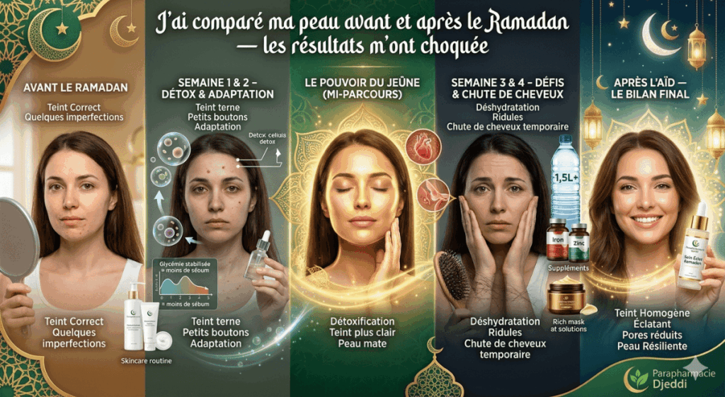 peau Ramadan jeûne