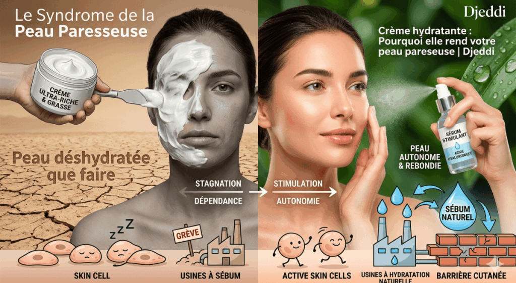Peau déshydratée que faire
