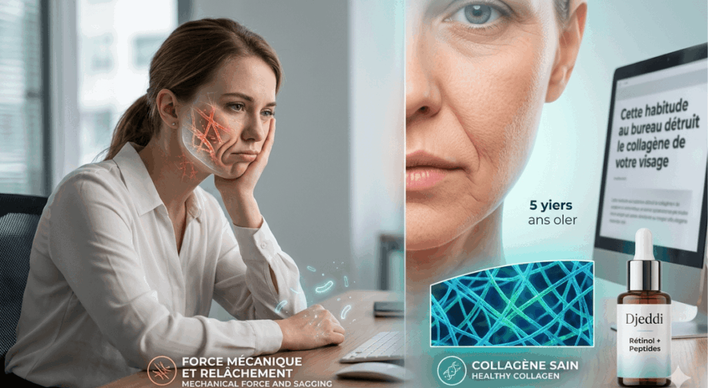 Relâchement cutané visage causes