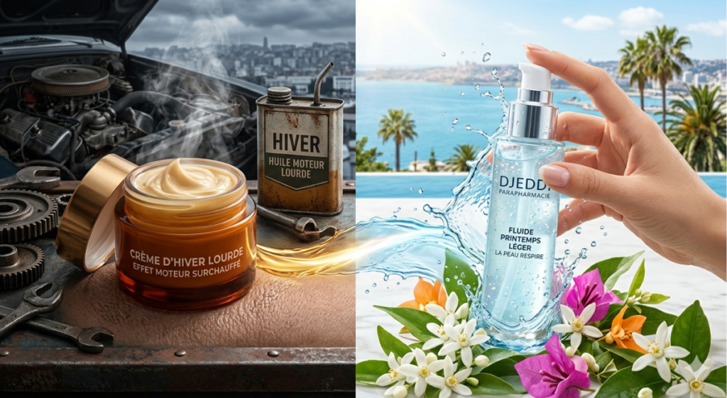 Changer de routine crème visage saison