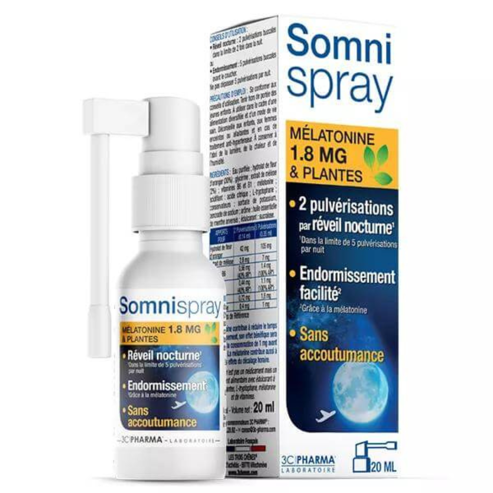 3C Pharma Somni Spray Mélatonine Algérie