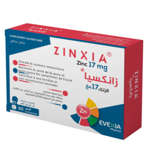 Evexia Zinxia 17 mg Algérie