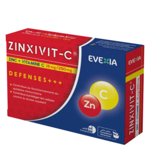 Evexia Zinxivit C 15/250 mg Algérie