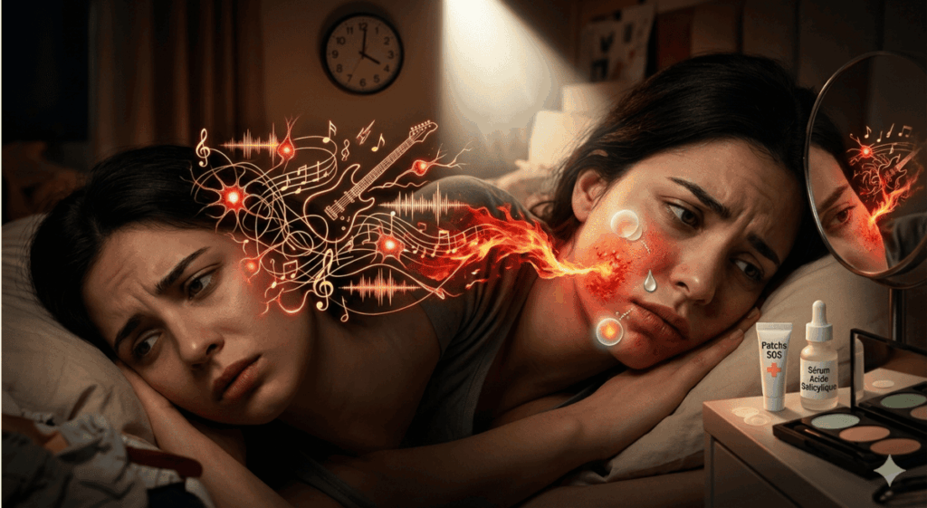 Calmer l'acné hormonale