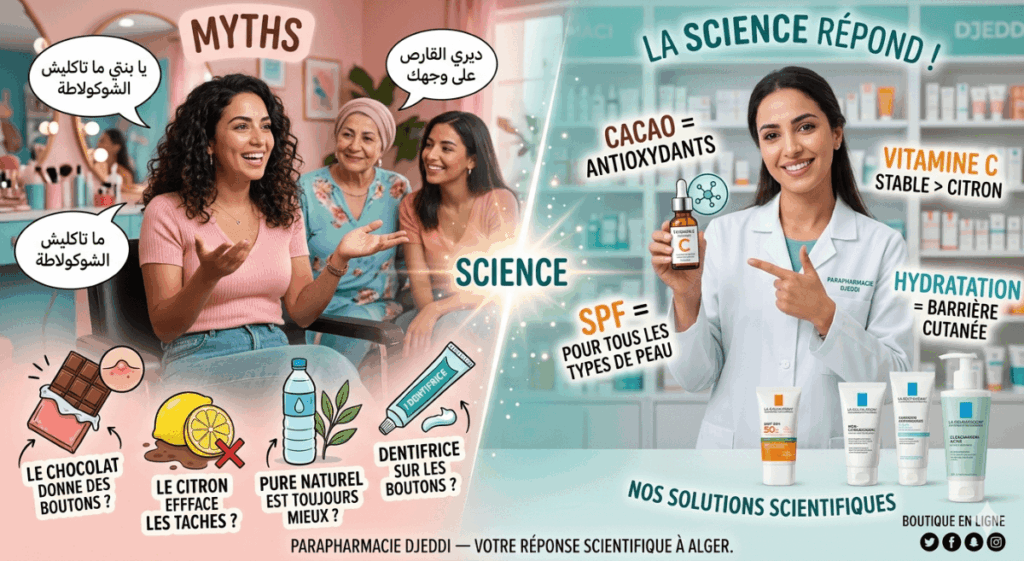mythes beauté peau vérité