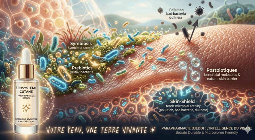 Microbiote cutané soins