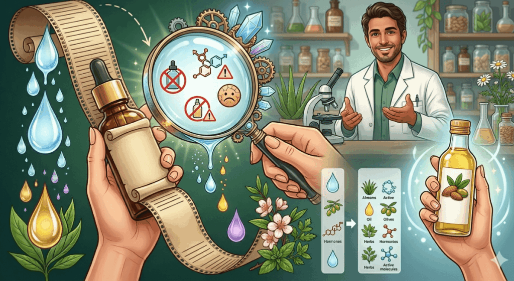 lire étiquettes cosmétiques