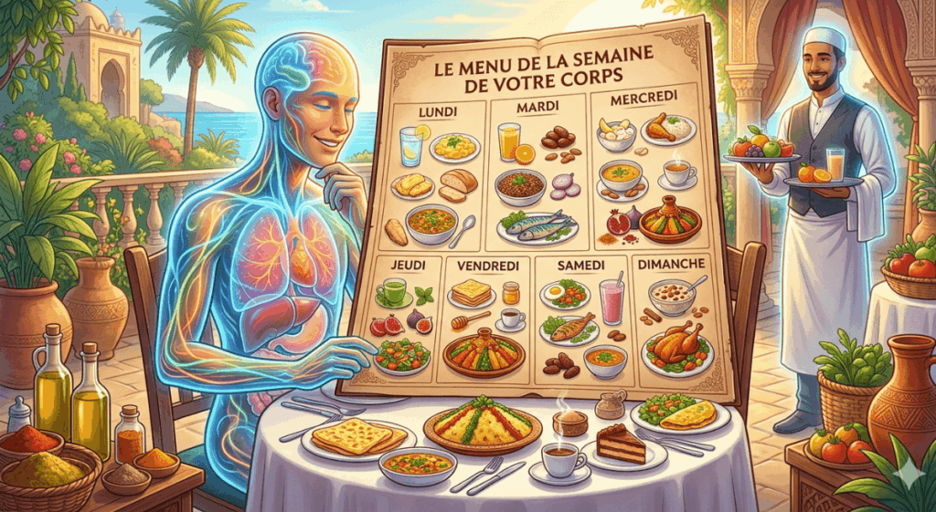 alimentation équilibrée semaine Algérie