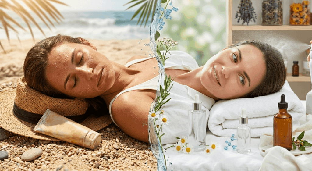 peau après vacances