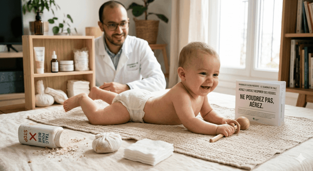 talc bébé danger