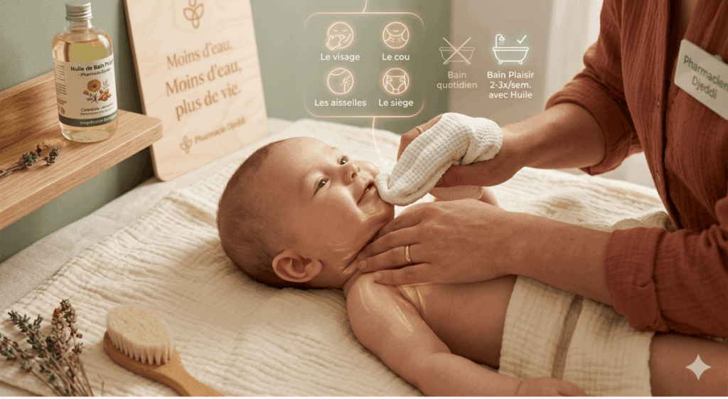bain bébé quotidien