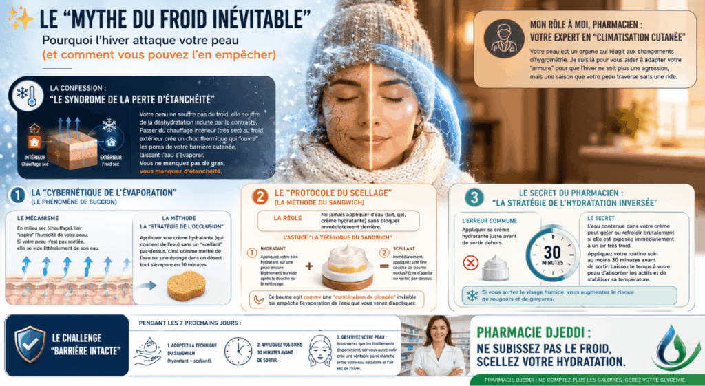 protection peau hiver