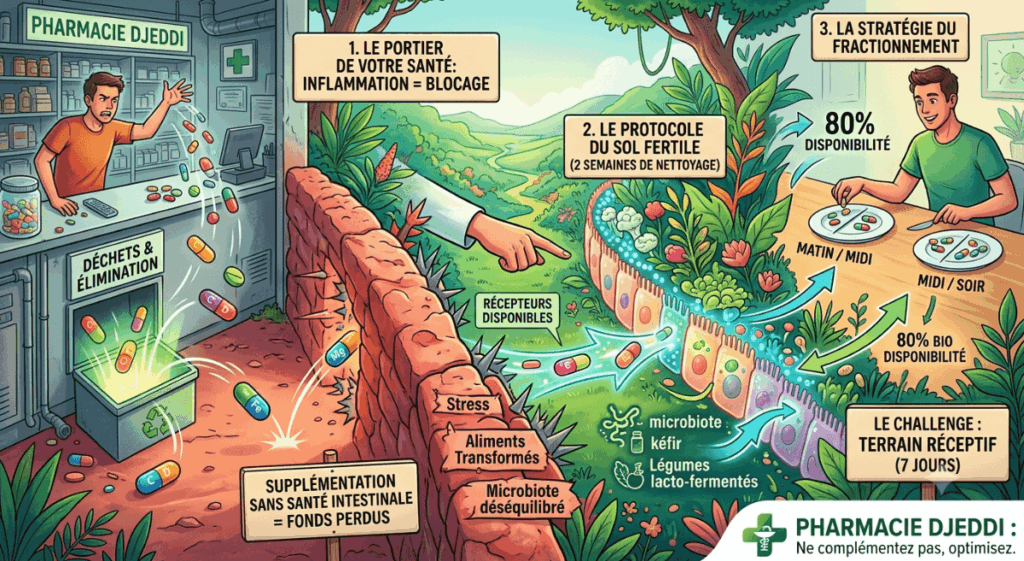 absorption compléments alimentaires