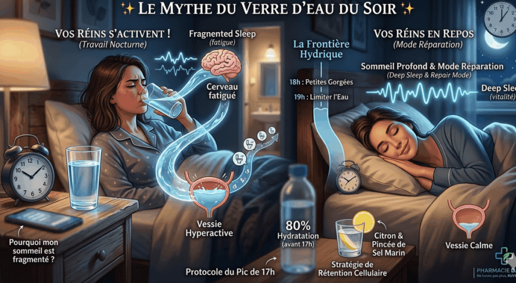 hydratation et sommeil