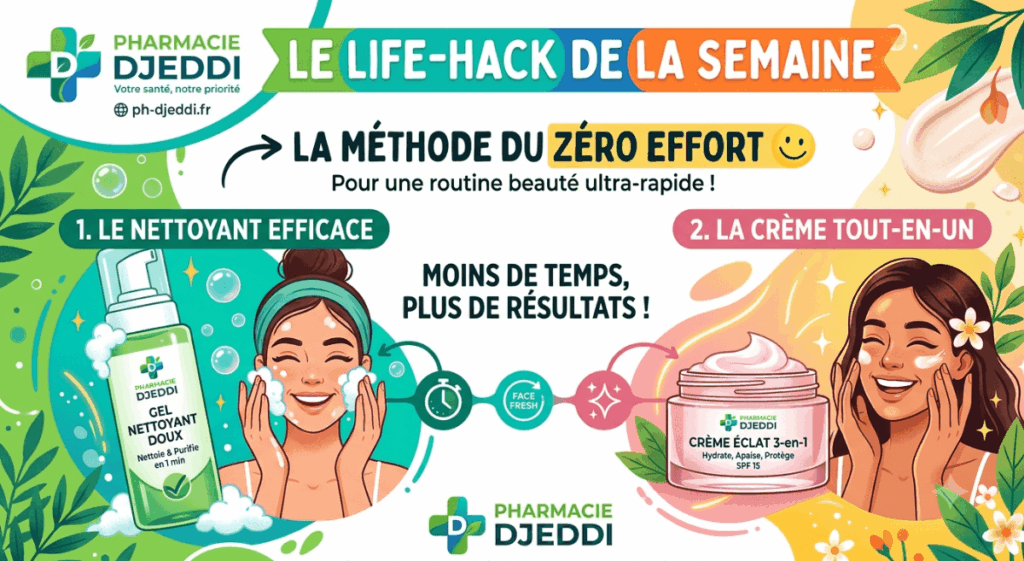 routine beauté rapide efficace