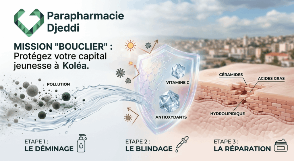 protection peau pollution