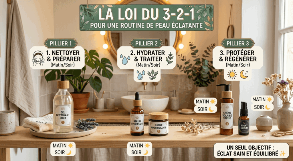 routine beauté simplifiée
