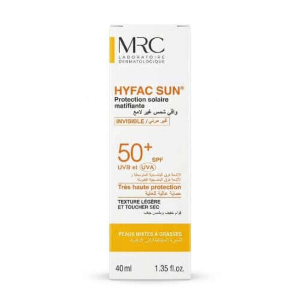 MRC Hyfac Sun Protection Solaire Matifiante SPF 50+ Algérie