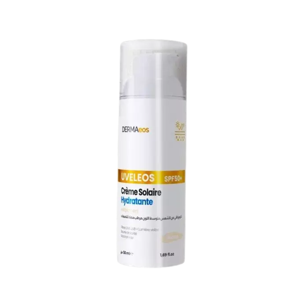 Dermaeos Uveleos SPF 50+ Crème Solaire Hydratante Algérie