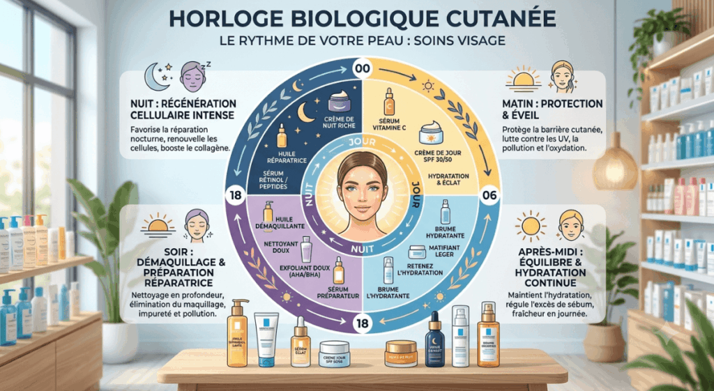 chronobiologie peau