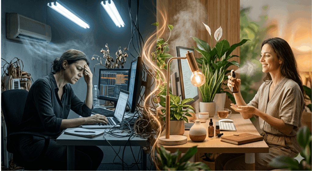 espace de travail santé peau