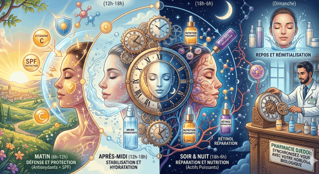 chronobiologie peau