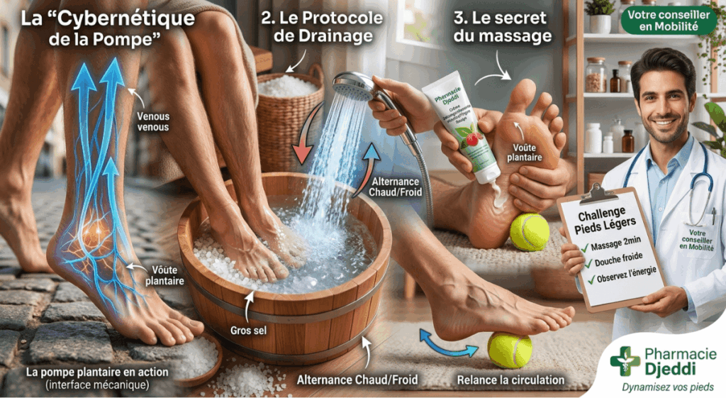 circulation jambes lourdes