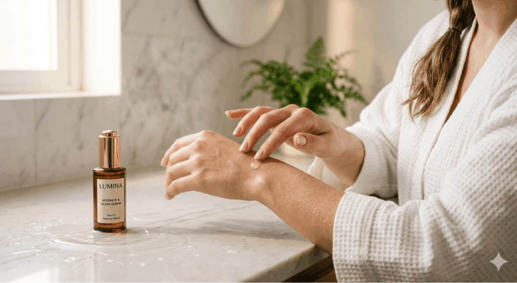 hydratation peau après douche