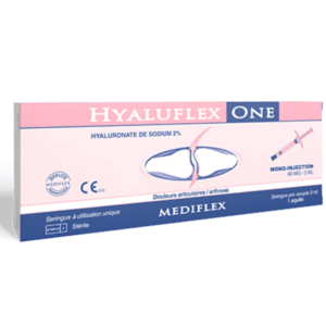 Hyaluflex One 60 mg/3 ml – Injection d'Acide Hyaluronique pour l'Arthrose – Pharmacie Djeddi