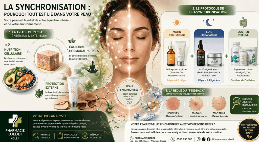 routine beauté transversale