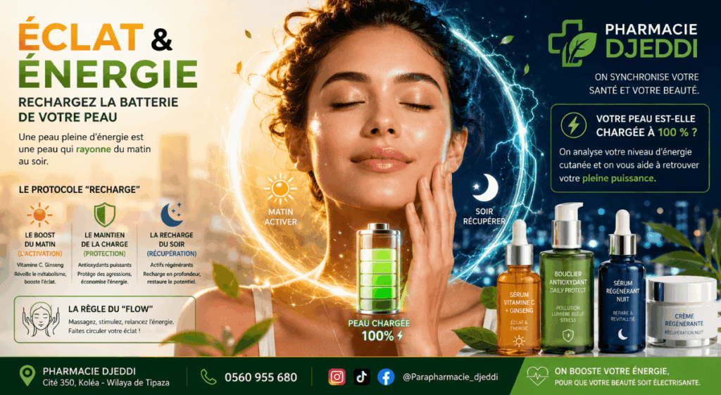 éclat de la peau