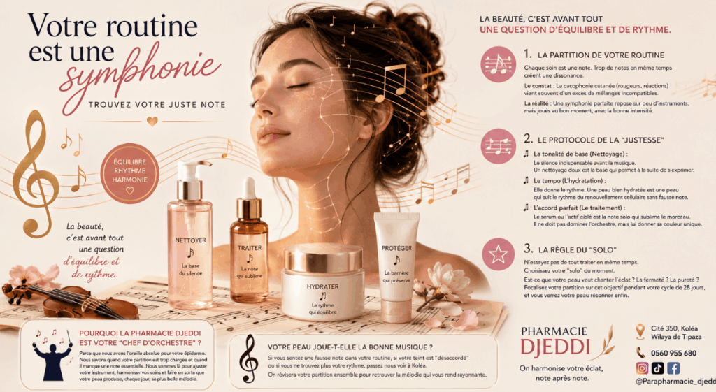 routine soin équilibrée