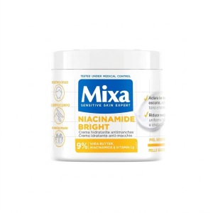 Mixa Niacinamide Bright Crème Hydratante Anti-Taches 400 ml – Peau Sèche & Ternes– Pharmacie Djeddi