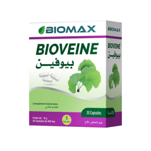 Biomax Bioveine Ginkgo Biloba 30 Capsules Algérie