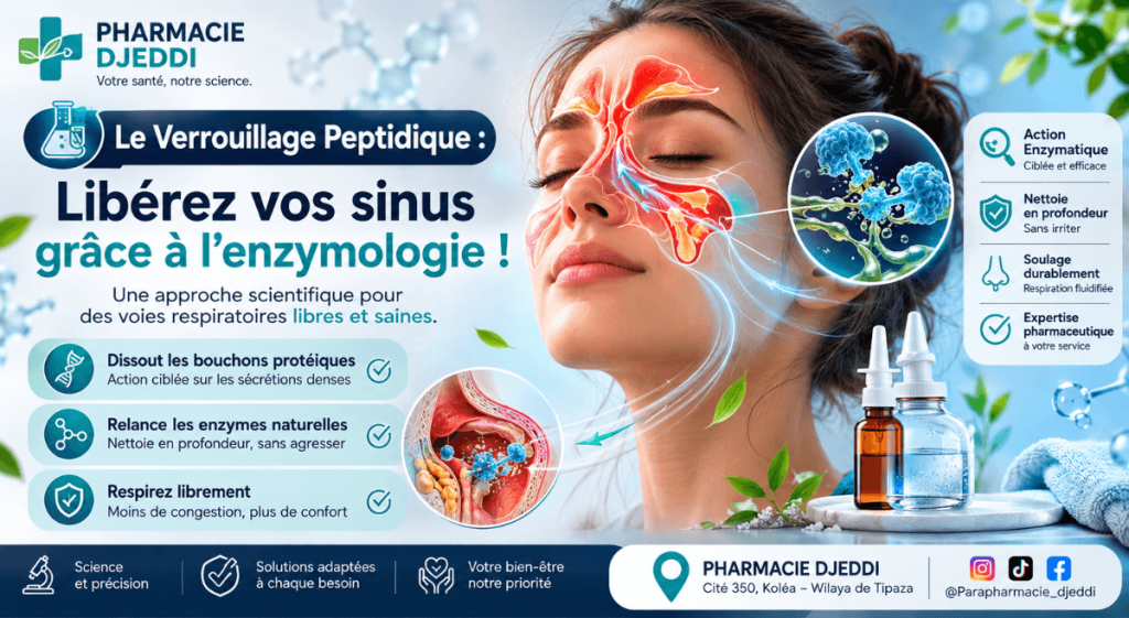 décongestion des sinus enzymatique