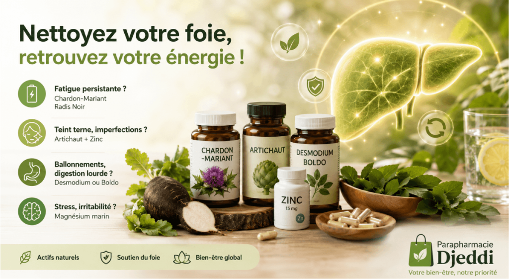 Complément alimentaire détox foie