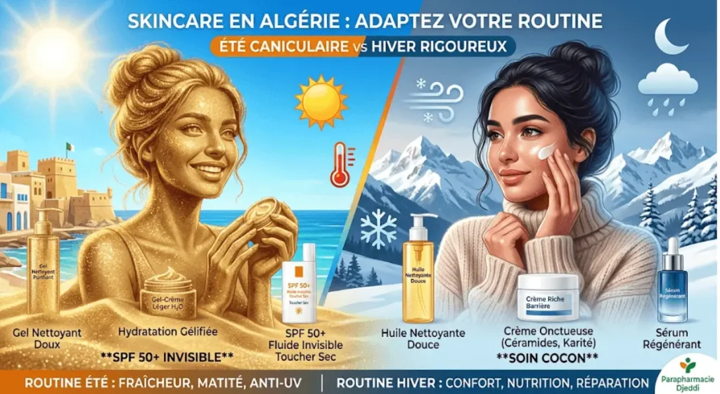 routine skincare climat algerie