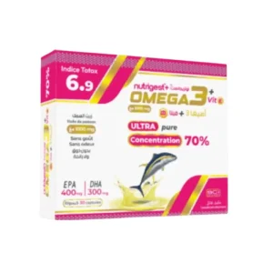 Nutrigest+ Oméga 3 Ultra Pure 70% Algérie