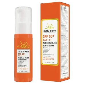 Maru.Derm Crème Solaire Filtre Minéral SPF 50+ Algérie