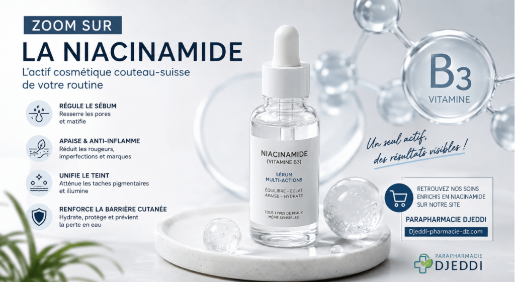 niacinamide bienfaits peau